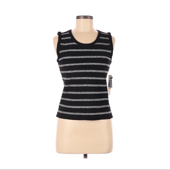 Jones New York Tops - Jones New York Ladies sleeveless striped s…